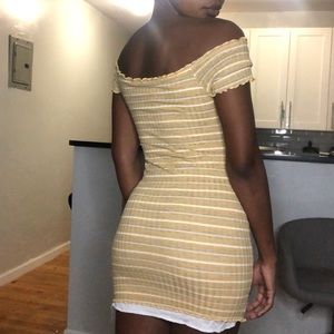 Hello yellow mini dress!